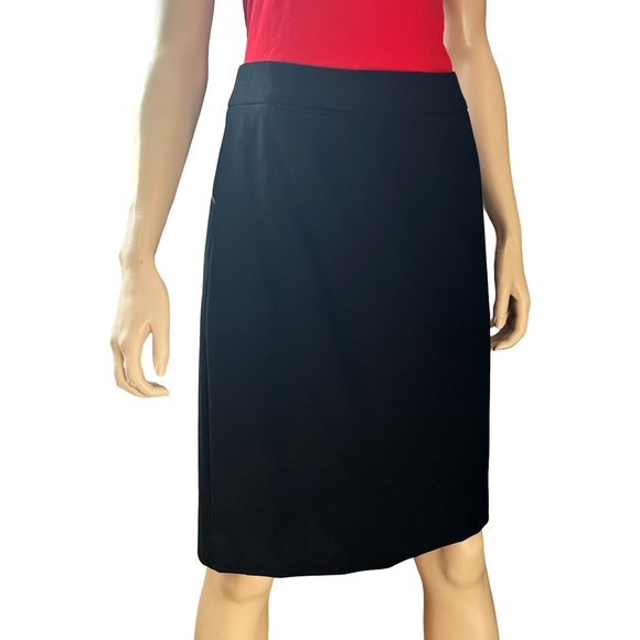 Calvin Klein Rayon Blend Black Skirt Classic Professional Suit Fully Lined NWOT - Picture 3 of 10